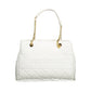 Mario Valentino White Polyurethane Women's Bag with Handles