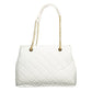 Mario Valentino White Polyurethane Women's Bag with Handles