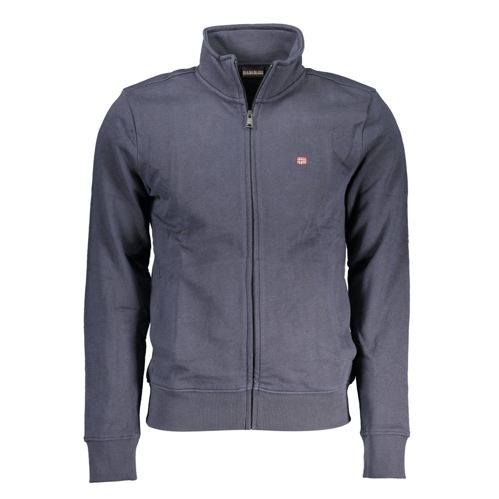Napapijri Blue Cotton Mens Sweatshirt