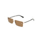 Calvin Klein Beige Metal Women Sunglasses