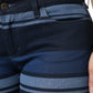Dolce & Gabbana Blue Striped Cotton Stretch Denim Jeans