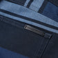 Dolce & Gabbana Blue Striped Cotton Stretch Denim Jeans