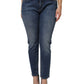 Dolce & Gabbana Blue Low Waist Cotton Skinny Denim Jeans