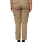 Dolce & Gabbana Brown Cotton Cargo Tapered Pants