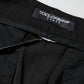 Dolce & Gabbana Black High Waisted Tapered STAFF Pants