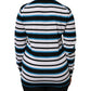 Dolce & Gabbana Multicolor Stripes Long Sleeves V-neck Top