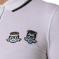 Dolce & Gabbana White Cotton Short Sleeves Collared Polo Top