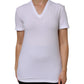 Dolce & Gabbana White Cotton Short Sleeves V-Neck Top T-shirt