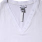 Dolce & Gabbana White Cotton Short Sleeves V-Neck Top T-shirt