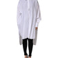 Dolce & Gabbana White Cotton Collared Shirt Long Sleeve Top