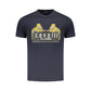 Cavalli Class Blu Cotton Men T-Shirt