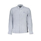 North Sails Blue Linen Men Shirt