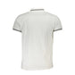 Cavalli Class White Cotton Men Polo Shirt