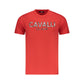 Cavalli Class Rosso Cotton Men T-Shirt