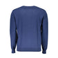 La Martina Blue Cotton Men's Sweater