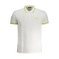 Cavalli Class White Cotton Men Polo Shirt