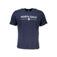 North Sails Blue Cotton Men T-Shirt