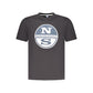 North Sails Black Cotton Men's T-Shirt