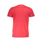 Cavalli Class Rosso Cotton Mens T-Shirt