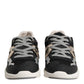 Dolce & Gabbana Multicolor Suede Low Top Men Sneaker Shoes