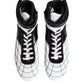 Dolce & Gabbana Black White Leather High Top Sneakers Shoes