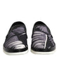 Dolce & Gabbana Black Tropical Slip On Men Sneakers Shoes