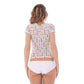 A-Style Bianco Nylon Women T-Shirt