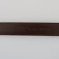 Dolce & Gabbana Blue Perforated Leather Gray Buckle Belt