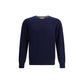 Brunello Cucinelli Blue Cashmere Sweater