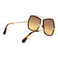 Max Mara Brown Metal Sunglasses