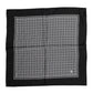 Dolce & Gabbana Black White Patterned Square Foulard Scarf