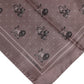 Dolce & Gabbana Brown Animal Print Square Foulard Scarf