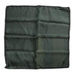 Dolce & Gabbana Green DG Crown Silk Square Men Foulard Scarf