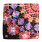 Dolce & Gabbana Black Multicolor Print Square Foulard Scarf