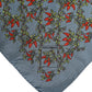 Dolce & Gabbana Gray Chilis Silk Square Men Foulard Scarf