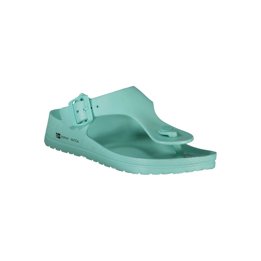 Norway 1963 Azzurro Plastica Women Ciabatta