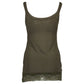Silvian Heach Verde Cotton Women T-Shirt