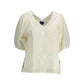 Gant White Cotton Women T-Shirt