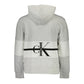 Calvin Klein Gray Cotton Men Sweatshirt