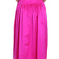 Dolce & Gabbana Pink Silk Long Sheath Ball Gown Dress