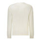 Calvin Klein White Cotton Men's Long-Sleeve T-Shirt