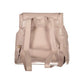 Mario Valentino Rosa Polyurethane Women's Backpack with Adjustable Straps