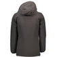Yes Zee Black Polyester Jackets & Coat