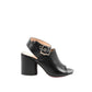 Dee Ocleppo Black Leather High Heel Pumps