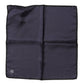 Dolce & Gabbana Blue DG Crown Silk Square Men Foulard Scarf