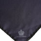 Dolce & Gabbana Blue DG Crown Silk Square Men Foulard Scarf
