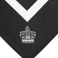 Dolce & Gabbana Black White Printed Square Men Foulard Scarf