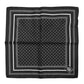 Dolce & Gabbana Black White Polka Dot Men Foulard Scarf