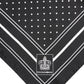 Dolce & Gabbana Black White Polka Dot Men Foulard Scarf
