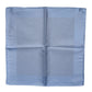 Dolce & Gabbana Light Blue Silk Square Men Foulard Scarf